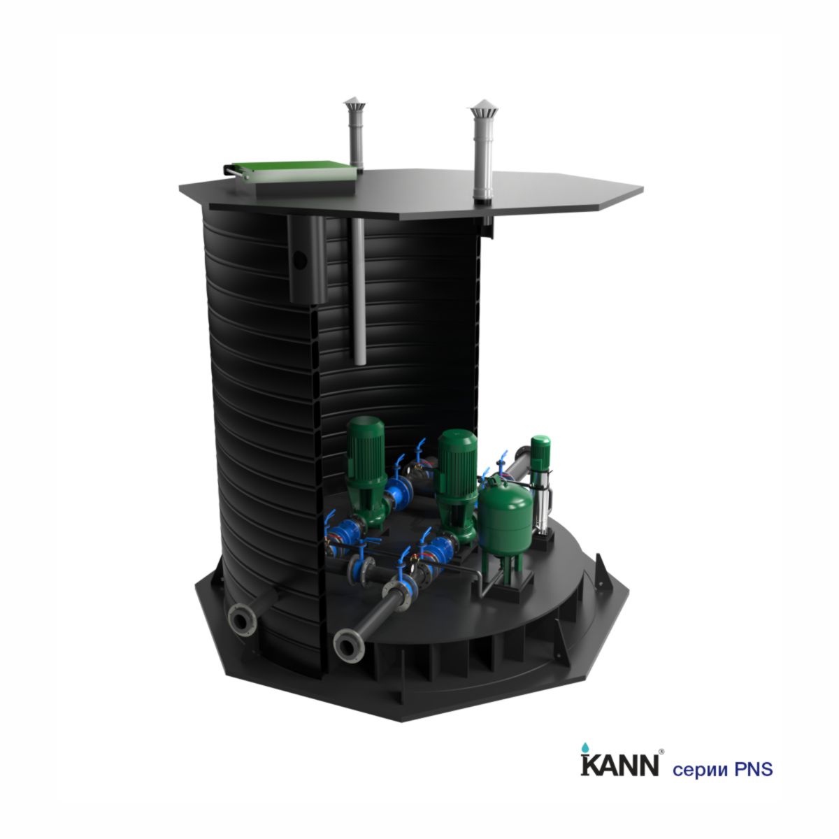 Канализационные насосные станции (КНС) KANN серии KN